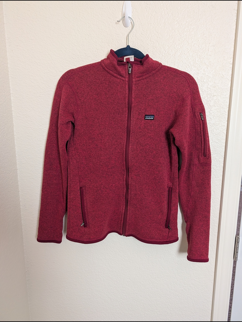 Patagonia Womens Better Sweater Jacket Red Womens Color Size M